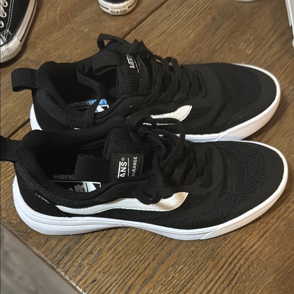 Vans Black and White Sneakers